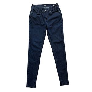 Levi's Dark Blue Women's Skinny Leggings Jeans Size 27 32 Casual Denim